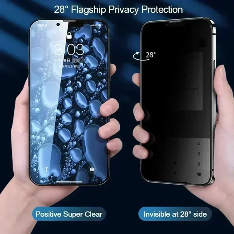 واقي شاشة من الزجاج المقسى مضاد للتجسس لهاتف Honor Magic 3 Pro Plus 5 Ultimate 6 7 RSR 4 Lite 4G 5G واقي شاشة للخصوصية مضاد للكسر