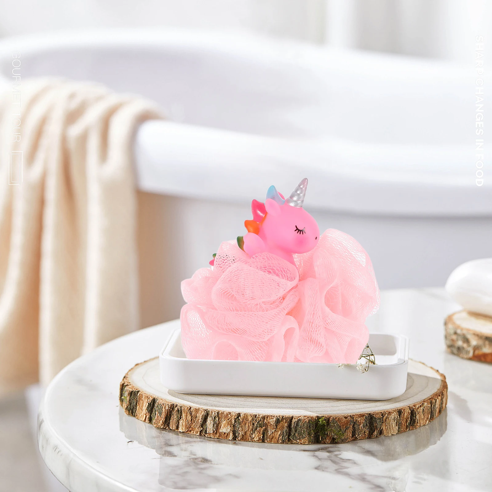 

2Pcs Bath Balls Exfoliating Body Shower Scrubbers Household Skin Cleaning Soft Mesh Shower Accessory Spa Puff Bathroom Supply