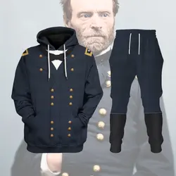 SONSPEE Miklos Horthy 3D Print Men's Hoodie Tracksuit Cosplay Pullover Sweatshirt Casualwear Long Sleeve Sports Jacket Set