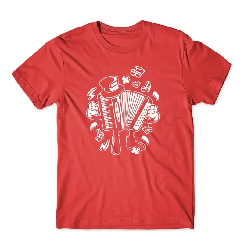 Accordion T Shirt 100 Cotton Premium New