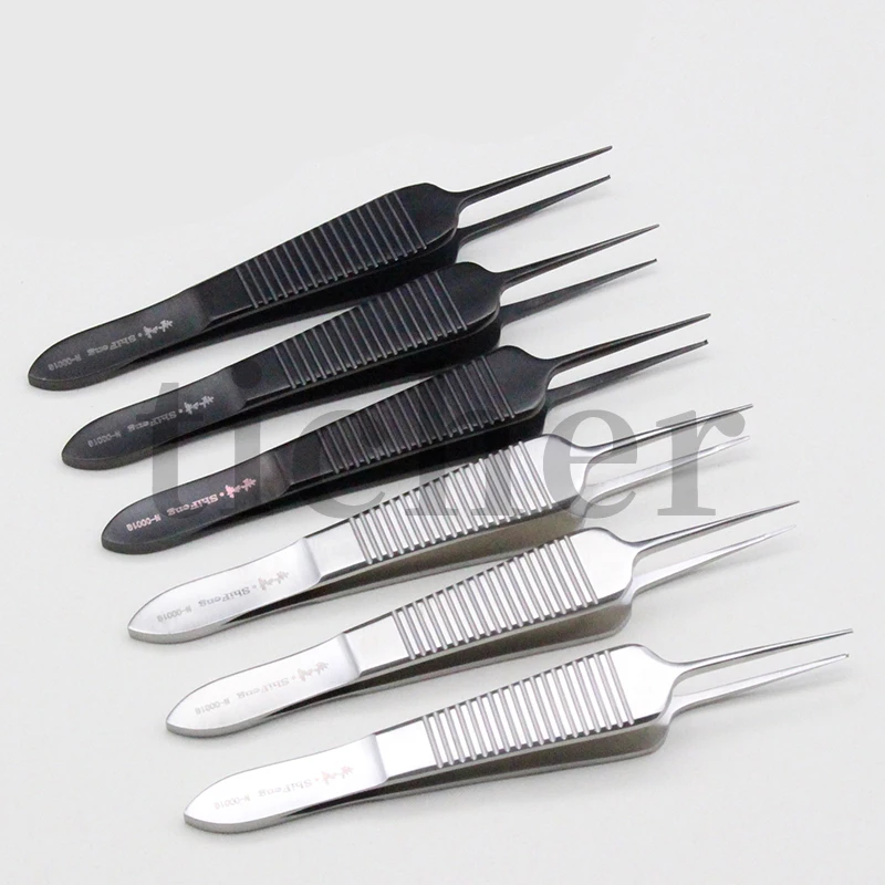 Nano Traceless Double Eyelid Tweezers Ophthalmic Platform Tooth Buried Thread Tools Microcosm Cosmetic Plastic Equipment