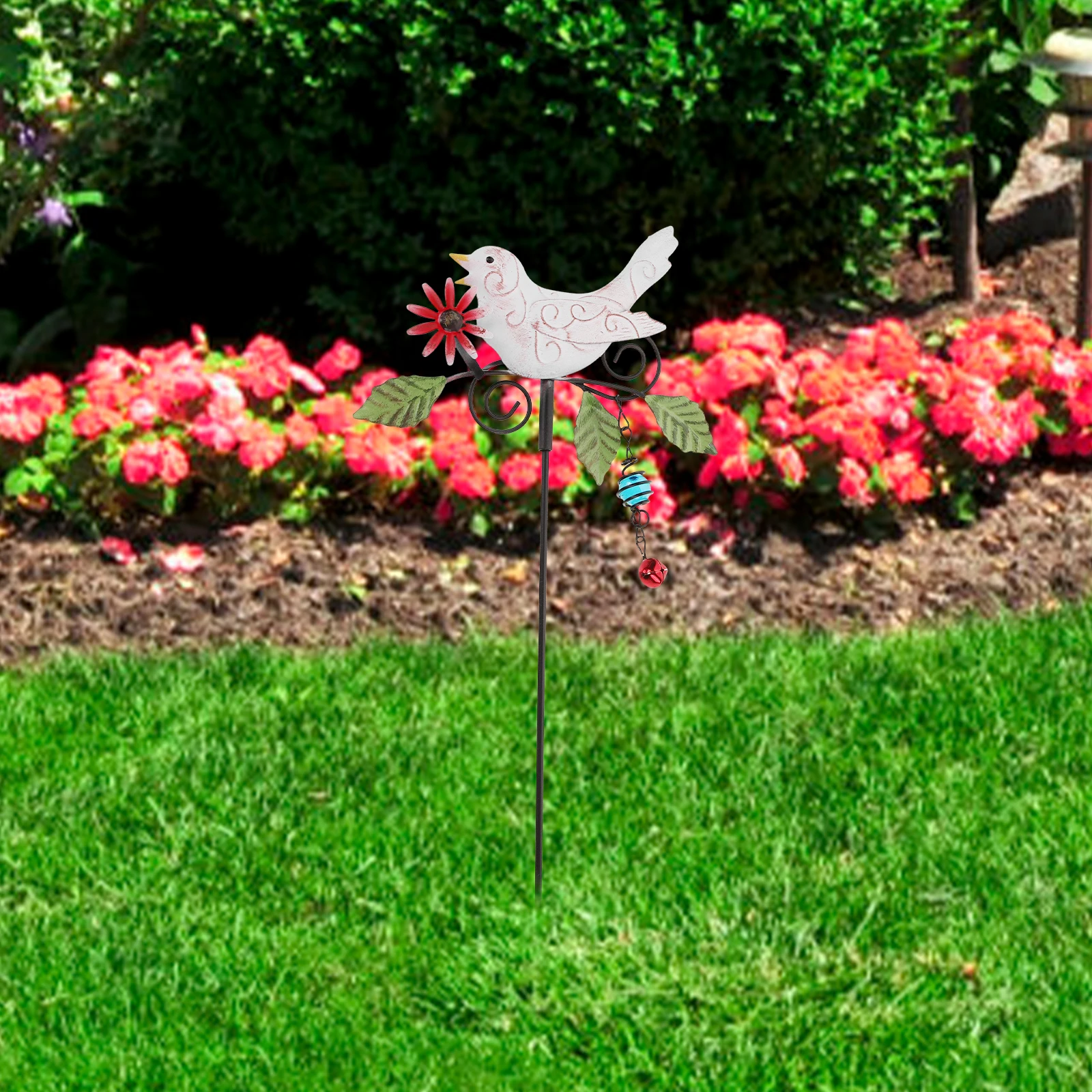 

Colorful Metal Bird Garden Stake Decorations Lawn naments Animal Plant Stakes Iron CraftFunny Statue Outdoor VIVID Realistic