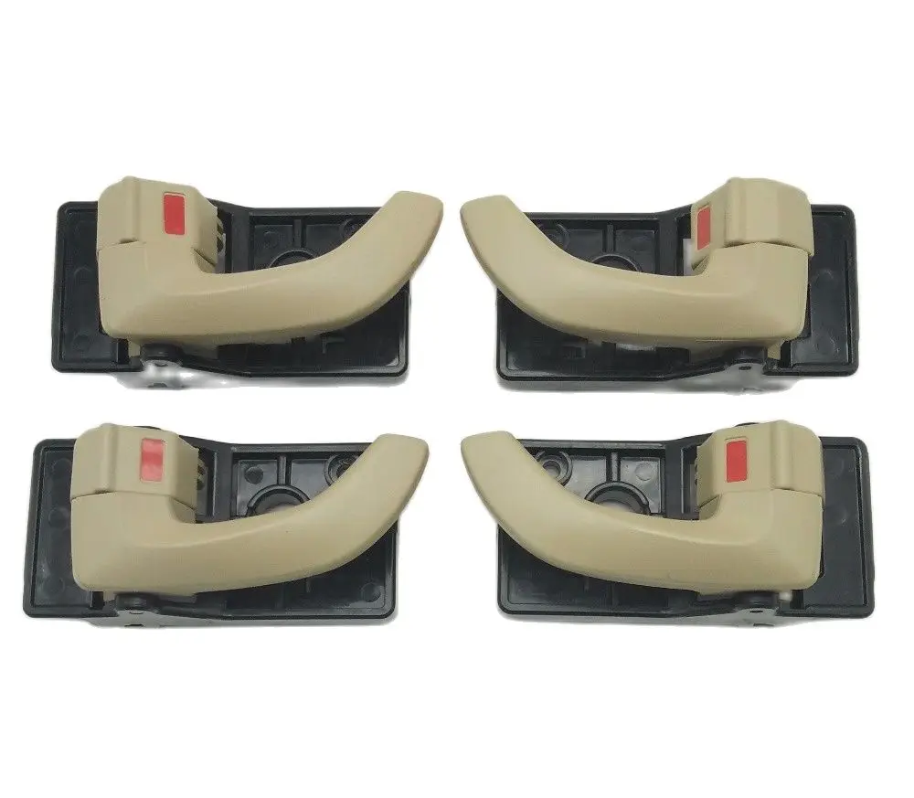 4PCS A SET beige INTERIOR DOOR HANDLE FOR HYUNDAI TUCSON 2005-2009 2005 2006 2007 2008 2009