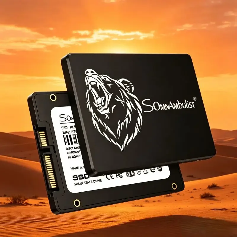 

Multiple Capacity Optional Premium SomnAmbulist 2.5 Inch SATA3 SSD, Stable Internal Storage for Notebook and Desktop Computer
