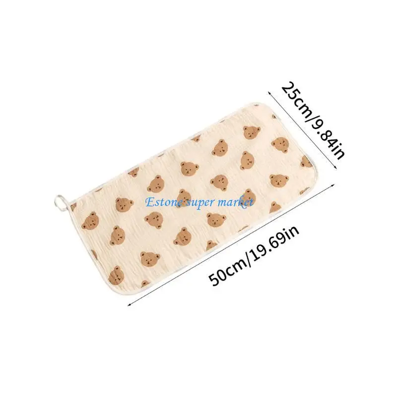 090B منشفة لعاب الأطفال مع نمط الكرتون منشفة الوجه مناشف لحديثي الولادة منديل منشفة الرضاعة مستلزمات الطفل