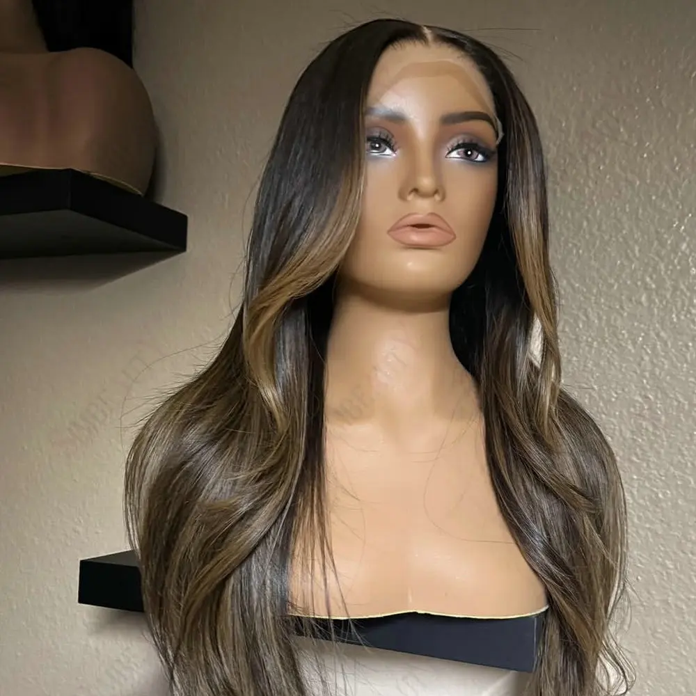 200 الكثافة شعر مستعار دانتيل كامل شعر الإنسان تسليط الضوء على موجة طبيعية للنساء السود غلويليس قبل قطعها 360 الدانتيل الباروكات الأمامية شعر ريمي #2