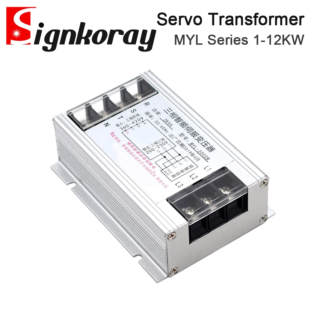 SignkoRay 3Phase Intelligent Servo Transformer MYL-1000 1-12KW Input Voltage 4 Wire 360V-420V Suitable For Servo Driver