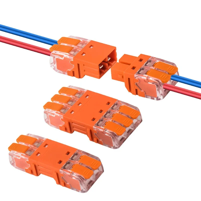5Pcs Quick Lever Splicing Wire Connectors 2/3/4 Pins CMK642  Compact Plugable Male Female Terminals Universal Blocks