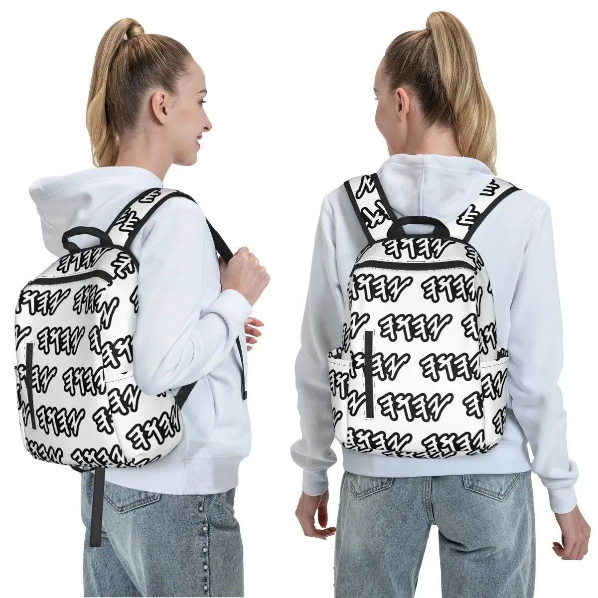Old Hebrew Name Of God Yahuah Backpack Daypack Large Capacity Kids BookBag School Bag Shoulder Bags for Men Women