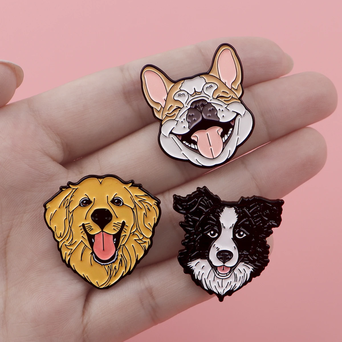 Lovely Dogs and Cat Enamel Pin Corgi Lapel Pins for Backpacks Brooches Badges Iron Brooch for Clothes Jewelry Gifts for Friends