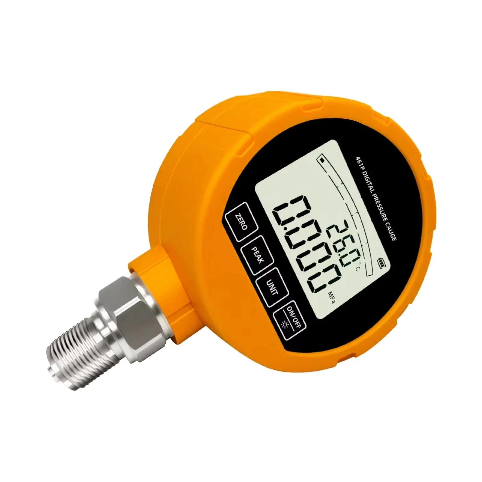 5000 psi High Precision Digital Air & Oil Differential Pressure Gauge 0.2% 0.5% Stainless Steel 316L Diaphragm Fuel Water Meter
