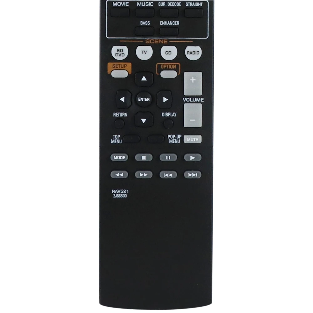 NEW Replacement for YAMAHA RAV521 ZJ66500 Audio/Video Receiver Remote Control HTR-3067 RX-V377 RX-V377BL YHT-4910U YHT-4910UBL