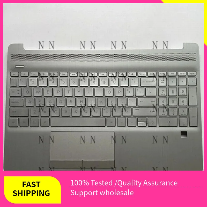 

BLGN NEW For HP 15S-DU 15S-DY 15-DW Palmrest Backlit Keyboard Bezel Cover L52154-001
