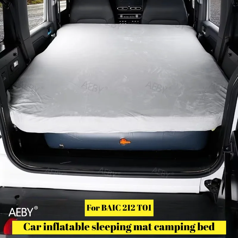 For BAIC 212 T01 Car air cushion inflatable sleeping pad thickened flocking trunk pad travel mattress built in Accessories