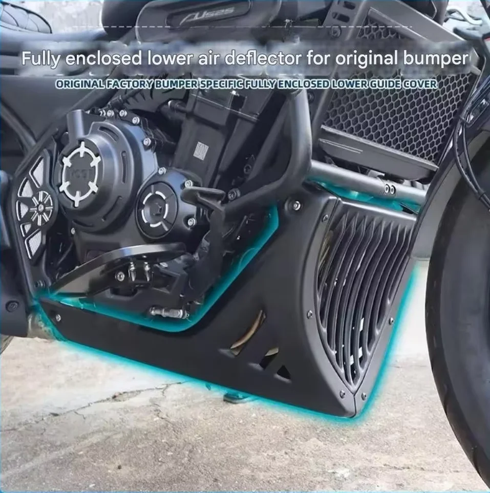 

For VOGE CU525 Specialized Modification Accessories: Air Deflector Cover, Original Factory Guardrail, Lower Air Deflector Cover