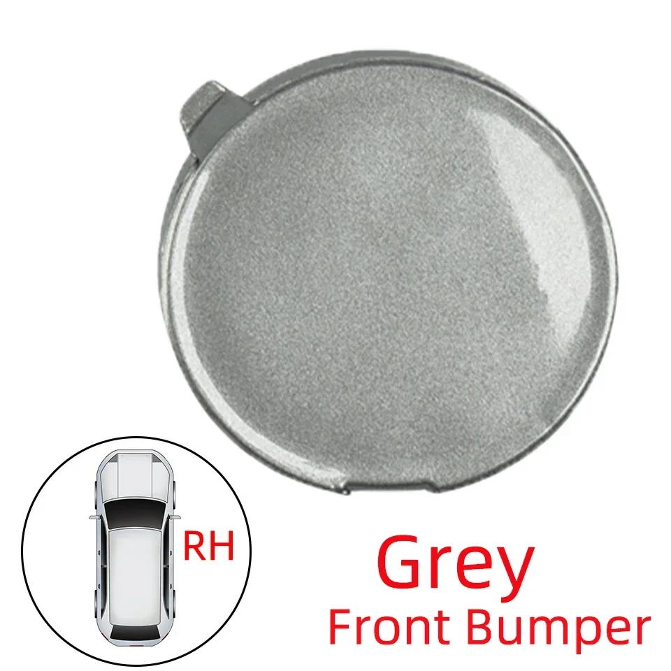 Car Front Bumper Towing Hook Cover Trailer Cap Unpainted Color For Ford Ecosport 2018 2019 2020 - 34