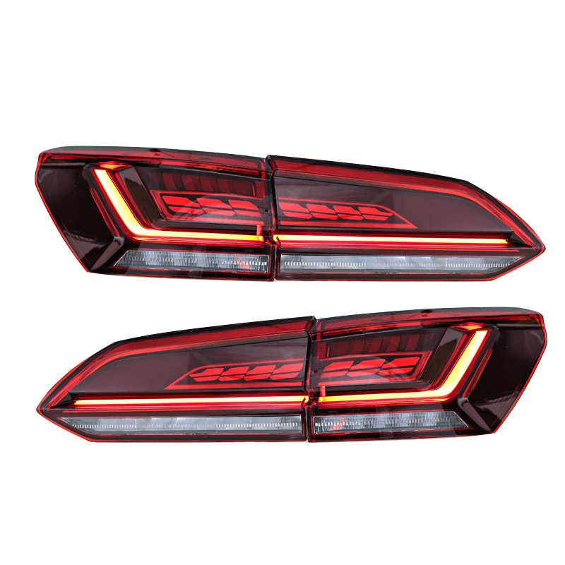 ROLFES 2x For Volkswagen VW Touareg 2019-2022 Taillights Rear LED DRL Dynamic Signal Revers Lights Plug And Play Car Accessories