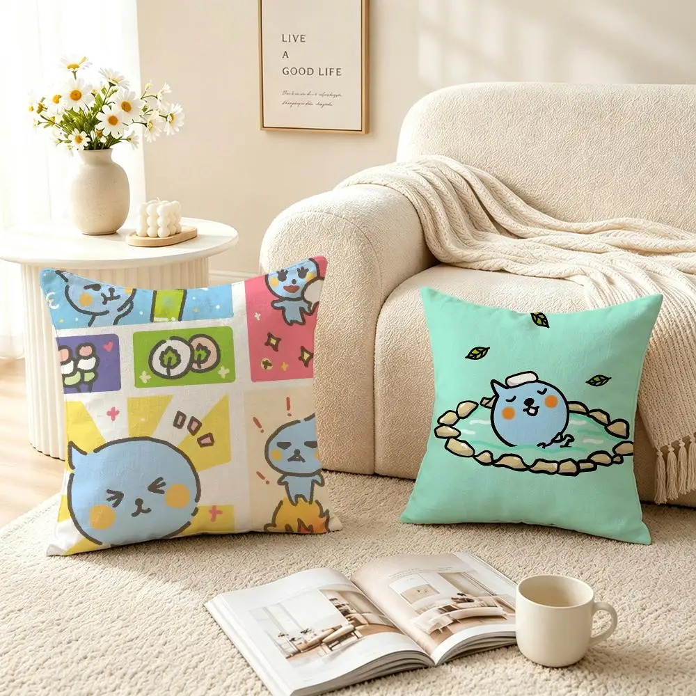 Brand Qoo Cushion Cover Pillow Short Plush fresh natural Cushion for Living Room Bedroom Sofa Home Decoration