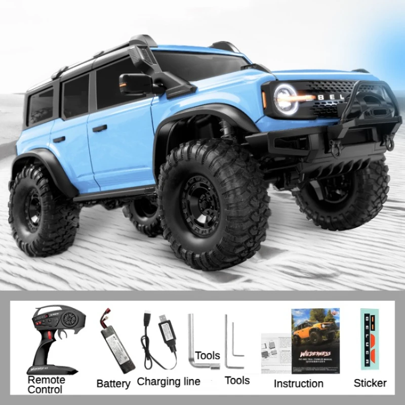 RC Climbing Car 1/10 4WD Remote Control Off-road Vehicle Electric Model High and Low Speed Off-road Vehicle Boy Toy Car