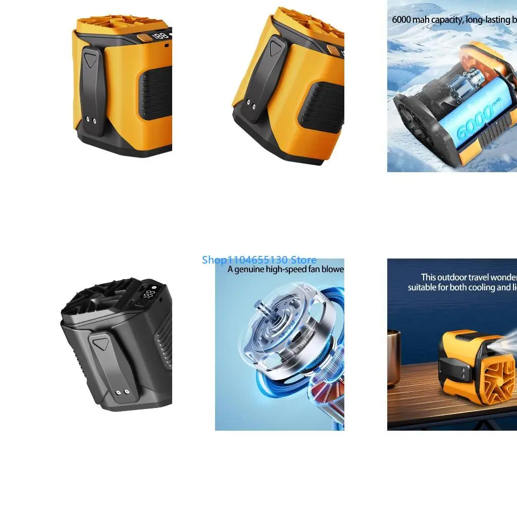 

Вентилятор с вентилятором, установленным на талии, подходит для пеших прогулок и рыбалки