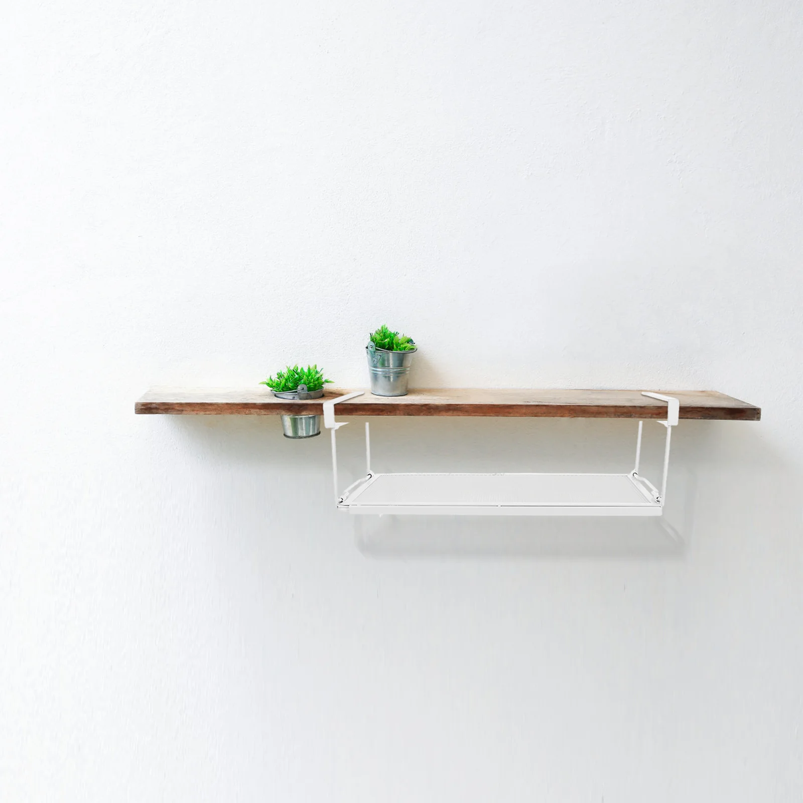 

Expandable Under Shelf Storage Basket Hanging Organizer for Kitchen Pantry Cabinet Desk Countertop Wire Shelf Basket