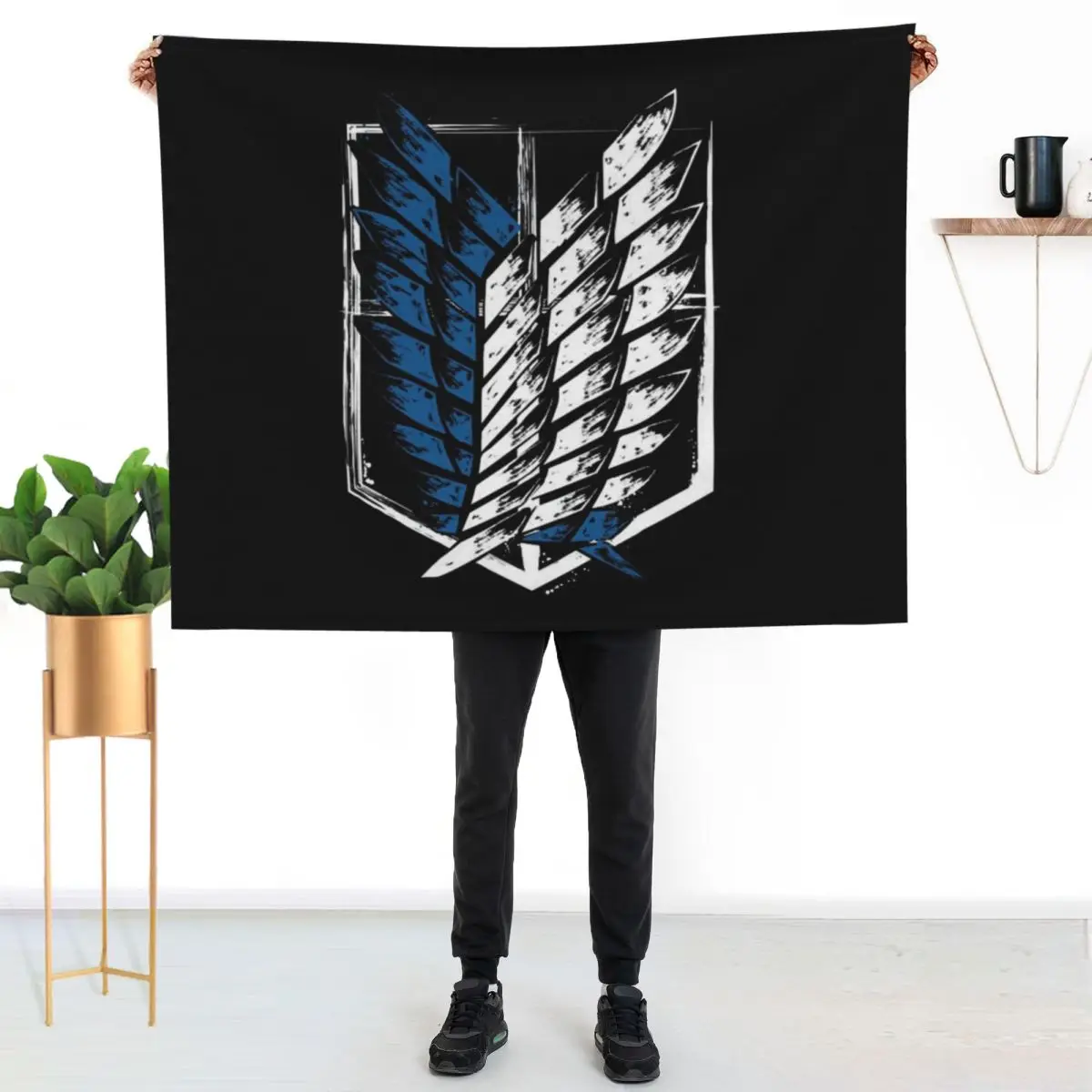 Scouting Legion (SNK) Throw Blanket Thins Loose Luxury St For Baby For Decorative Sofa Custom Blankets
