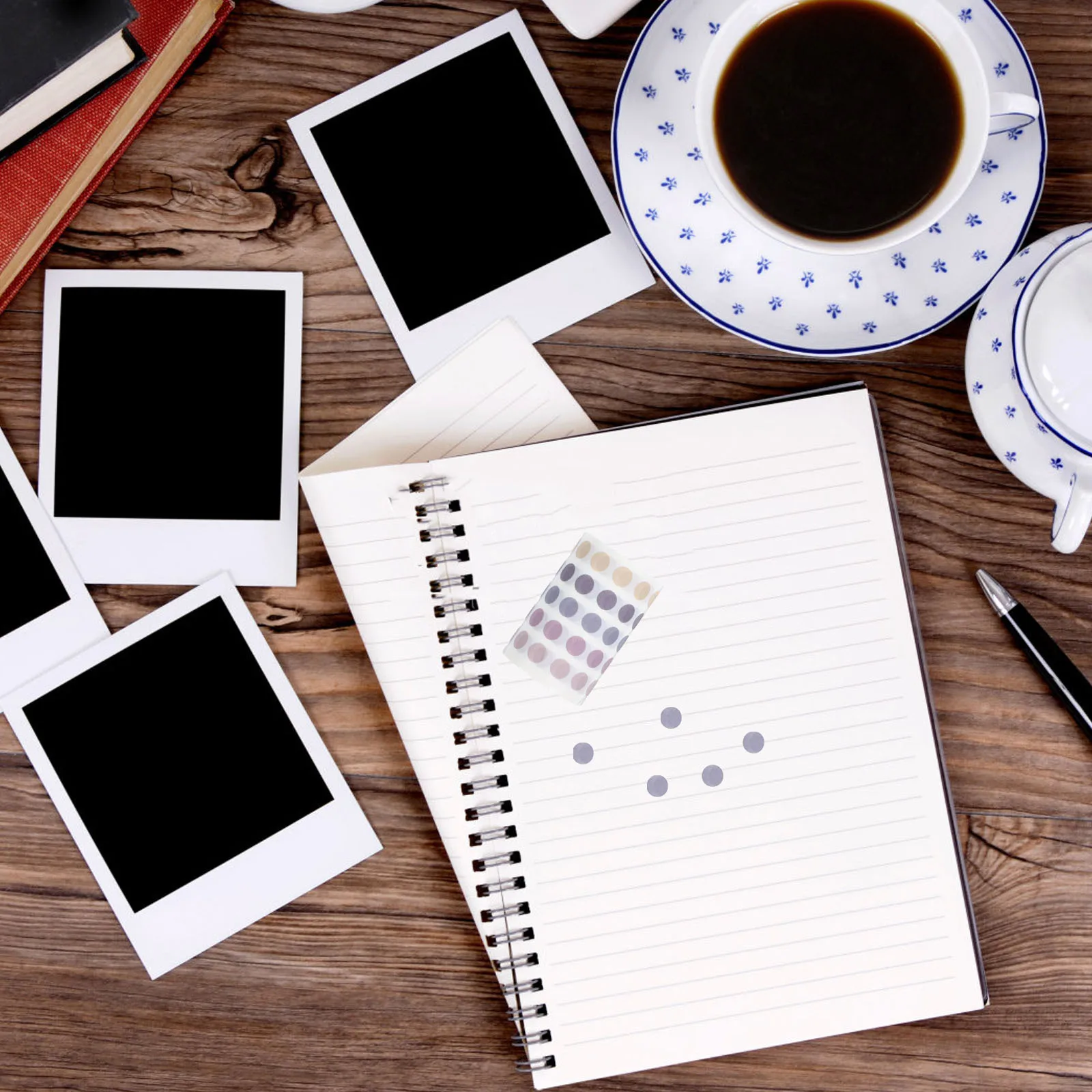 3 لفات من ملصقات شريط اشي نقطية باستيل ملصقات نقطة مستديرة للمجلات وأجهزة الكمبيوتر المحمولة وسجلات القصاصات ومستلزمات صياغة الديكور