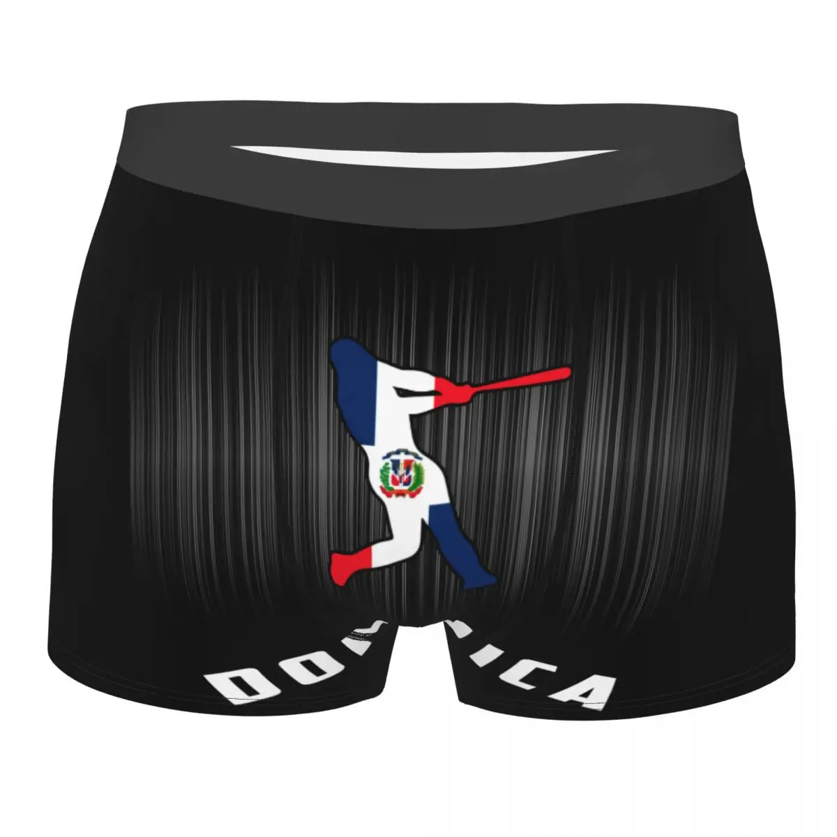 Custom Dominica Retro Baseball Design I Love Dominican Men Women Boxers Shorts Panties Male Underpants Stretch Briefs Underwear