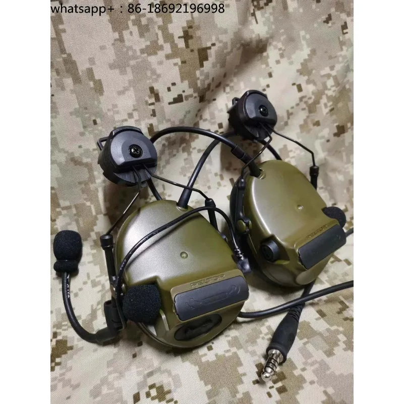 Duplicate Comac-III C3 Tactical Pickup Noise Cancellation Headphones Helmet Installation Edition