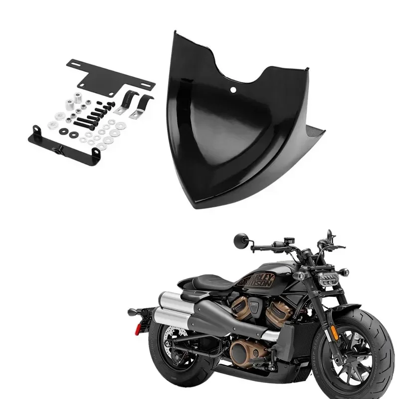Para harley touring sportster xl V-ROD dyna fatboy softail peças da motocicleta frente queixo carenagem spoiler paralama peças da motocicleta