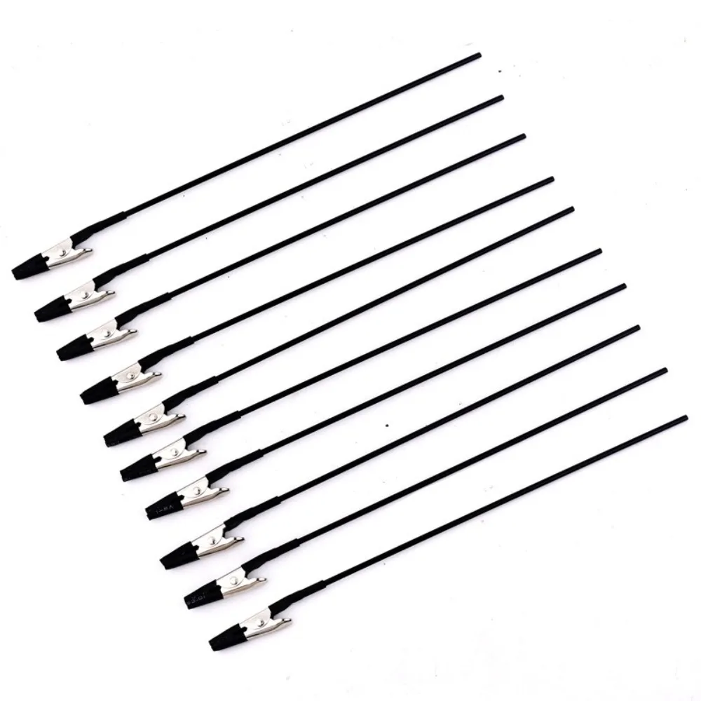 

360 Degree Rotation Model Painting Stand Rubber Cover Updated Design Alligator Clip Base 10Pcs Set Modeling Tools