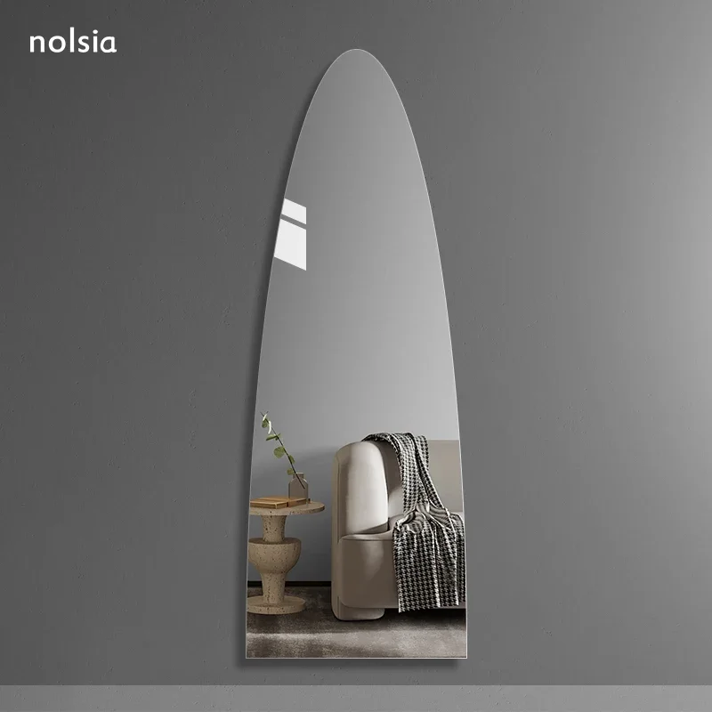 Specchio moderno da parete Estetico Full Body Art Nordic Luxury Long Funky Grande specchio Irregolare portatile Espelhos Decorazioni per la casa