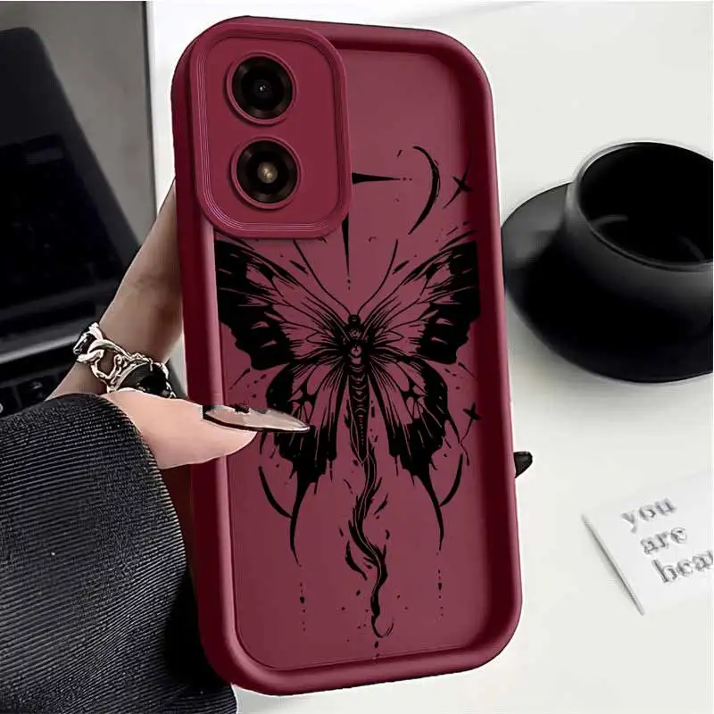 G04 Schwarzer Schmetterling Neue Sky Eye Handyhülle für Motorola G04 G54 G53 G52 G34 G23 G35 G85 G22 G20 G30 G24 G84 G14 G72 G64 Abdeckung – Detail 5
