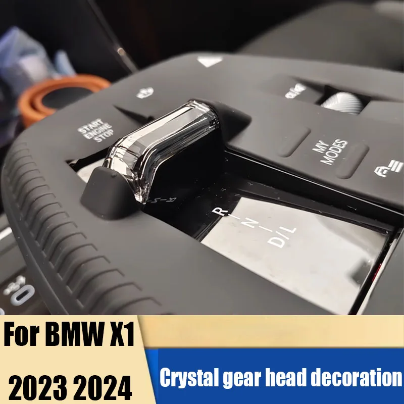 

Для BMW X1 U11/U12 2023 2024, модифицированная хрустальная головка шестерни, аксессуары для украшения интерьера автомобиля, сменные стили, устойчивые к царапинам