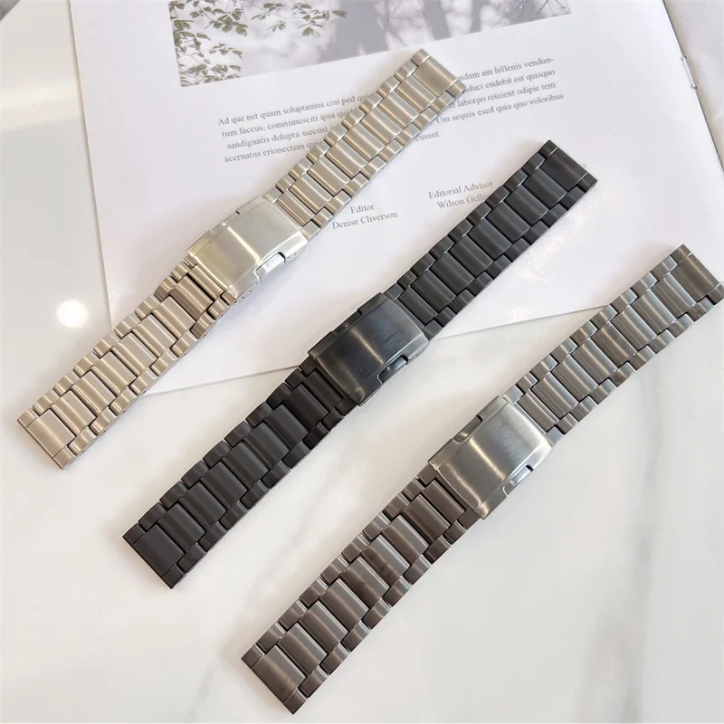

Ремешок из титанового металла для Samsung Galaxy Watch 3 45 мм/Galaxy 46 мм/Gear S3, браслет для наручных часов, аксессуары для часов, 22 мм