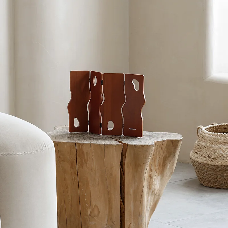 Medieval retro screen desktop ornament home living room entrance creative decoration