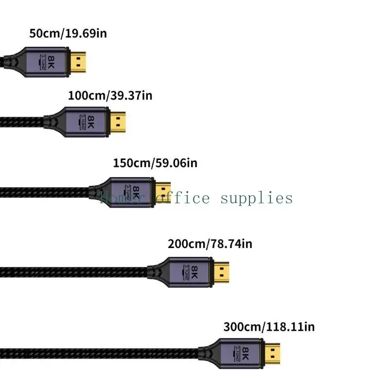 K43B HDTV2.1 كابل مغناطيسي متوافق مع سلك تمديد ذكر إلى ذكر يدعم 8K 4K VRR للتلفزيون #6