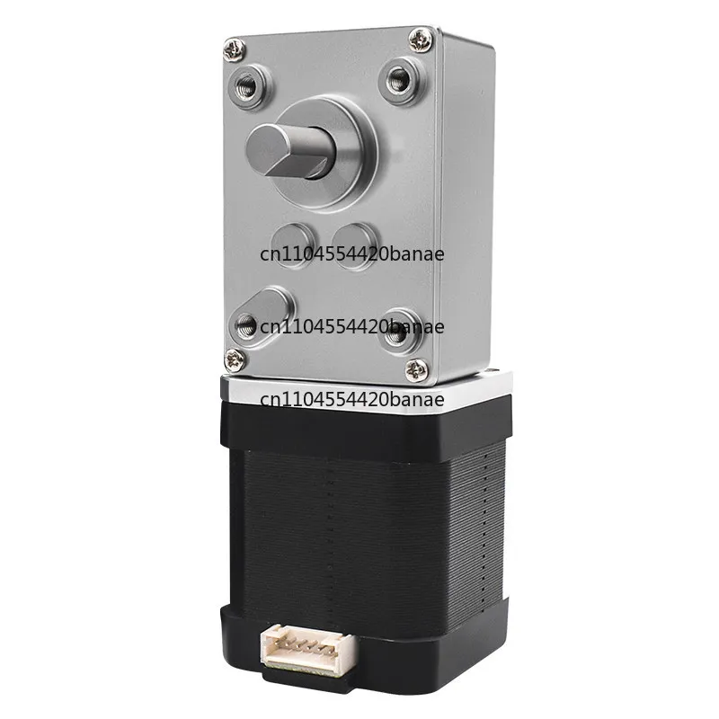 5840-42 Stepping DC Gear Motor Self-locking Turbine Worm Micro Large Torque Speed Regulation No Electromagnetic Brake