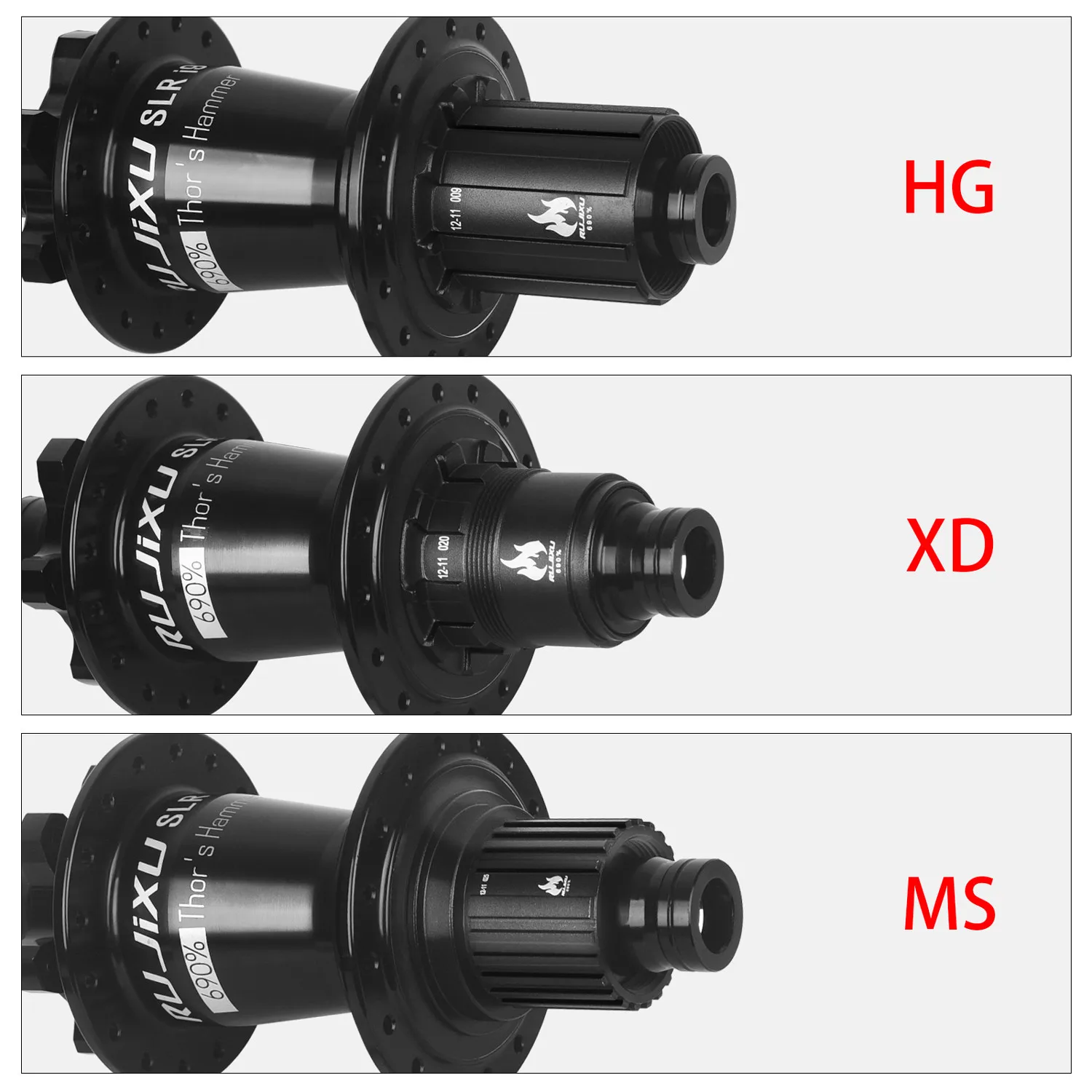 690 Click Bicycle Hub141*10mm BOOST TA QR 6 claw  mountain bike hub 32 holes For HG XD MS 8 9 10 11 12Speed SLR I9 MTB HUB