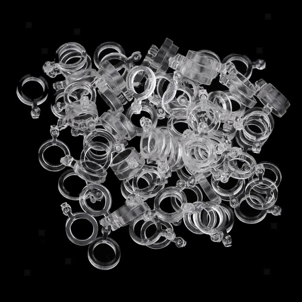 

100Pcs Pellet Bait Bands Elastic Transparent Band For Carp Coarse Fishing Tackle Lightweight Material High Quality Fishing Acc