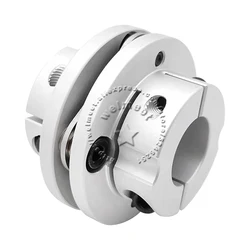 12mm/14mm/15mm/16mm/17mm/18mm/19mm/20mm Stepped Single Disc Flange Coupling Coupler Flexible Servo Motor Connector Sleeve D56L45