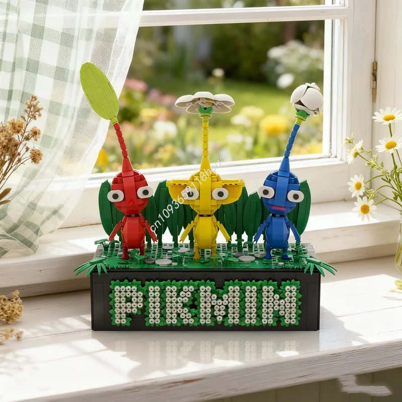 

1834 шт. MOC Pikmin модель строительные блоки строительство сборка DIY рождественские подарки креативная идея игрушка образование дети день рождения