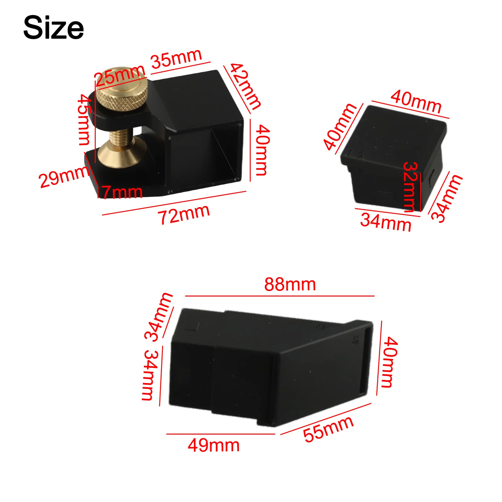 45 Degree Guide Angle Cutting Guide Home Improvement 9 Pieces Set Adjustable Angles Compact Design Easy To Use