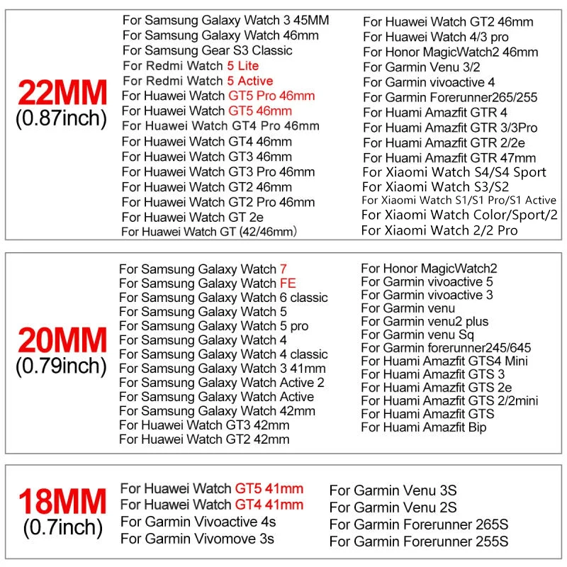 22mm 20mm cinturino in metallo per Garmin Active 6 5/Venu 3 2 /Vivoactive 6 5 4 cinturino per Garmin Forerunner 158 245 255 265 745 965
