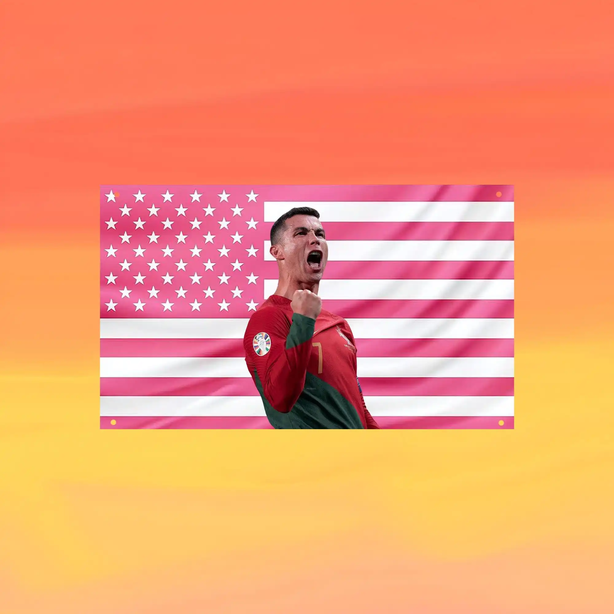 C-Cristiano R-Ronaldo Flag Flaga Tapestry Custom Flags for Bedrooms Advertising Room Decoration Garage Home Decor Items Bedroom