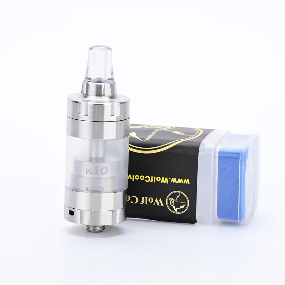 wolfcoolvape BY-KA V.10 MTL RTA 22mm Rebuildable Tank Atomizer 5ml Capacity 316 Stainless Steel Standard RTA Vape