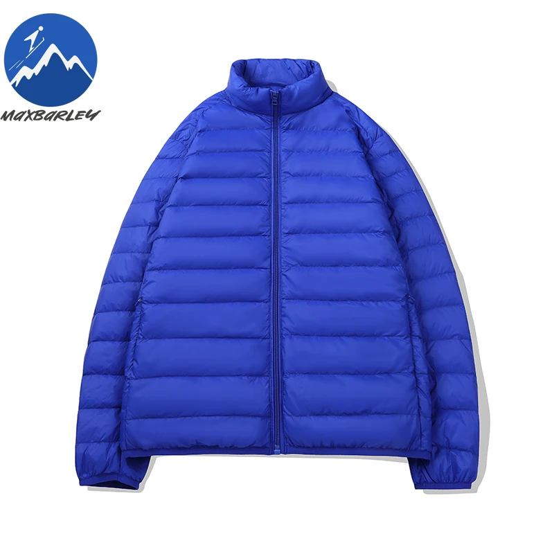 سترة رجالية فاخرة خفيفة للغاية للاستخدام الخارجي والمكتب مقاومة للبرد معطف مبطن دافئ بياقة واقفة سترة شتوية مريحة وناعمة يومية