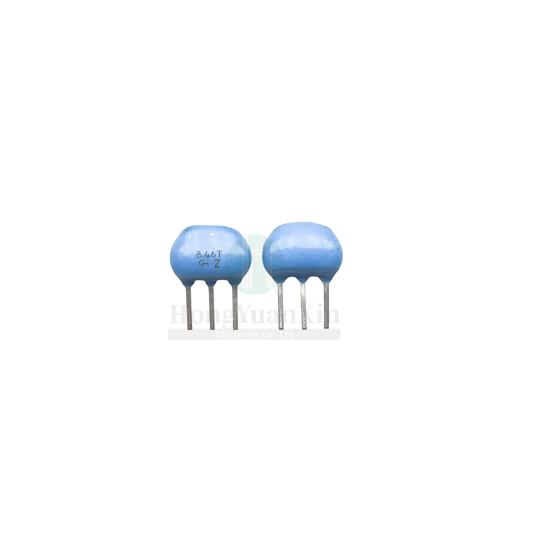 50PCS/ 8.46M Murata Ceramic Crystal Oscillator CST8.46MTW 8.46MHZ Tao Zhen Straight Insertion 3-Foot Light Surface