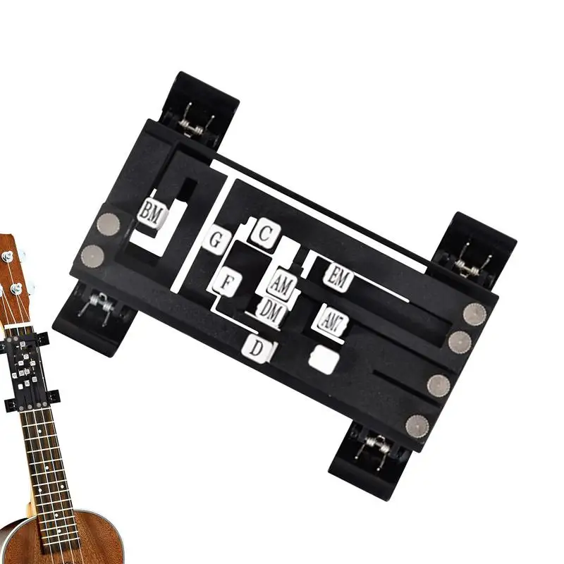 Guitar Chord Trainer Portable Guitar Learning Tools Guitar Trainer Tool Wear-Resistant Chord Learning System Guitar Chord Tool