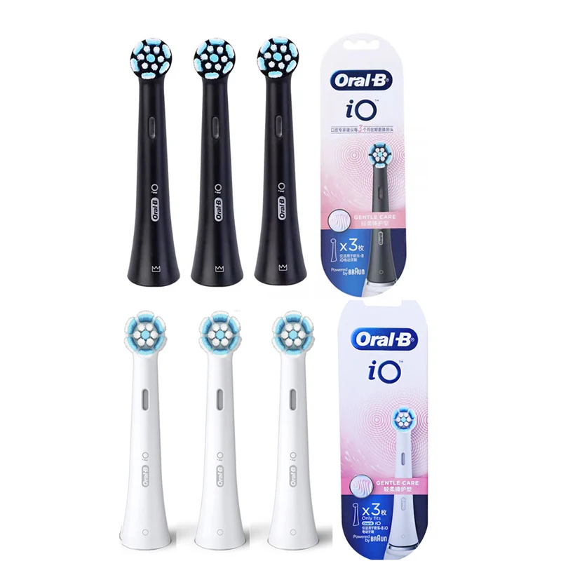 Oral-B iO Series Gentle Care Replacment Brush Head For Oral B io Series Electric Toothbrushes Soft Bristle Gentle Brusing Teeth